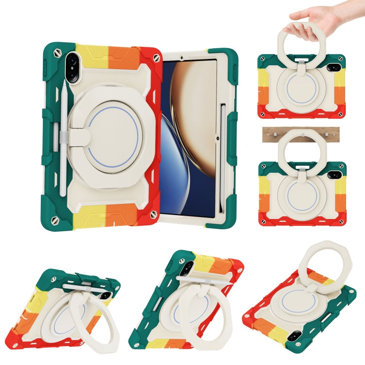 Armor Contrast Color Silicone + PC Tablet Case, For OPPO Pad, For Huawei MatePad 10.4, For Huawei Matepad Pro 10.8, For Honor Tablet V7 Pro
