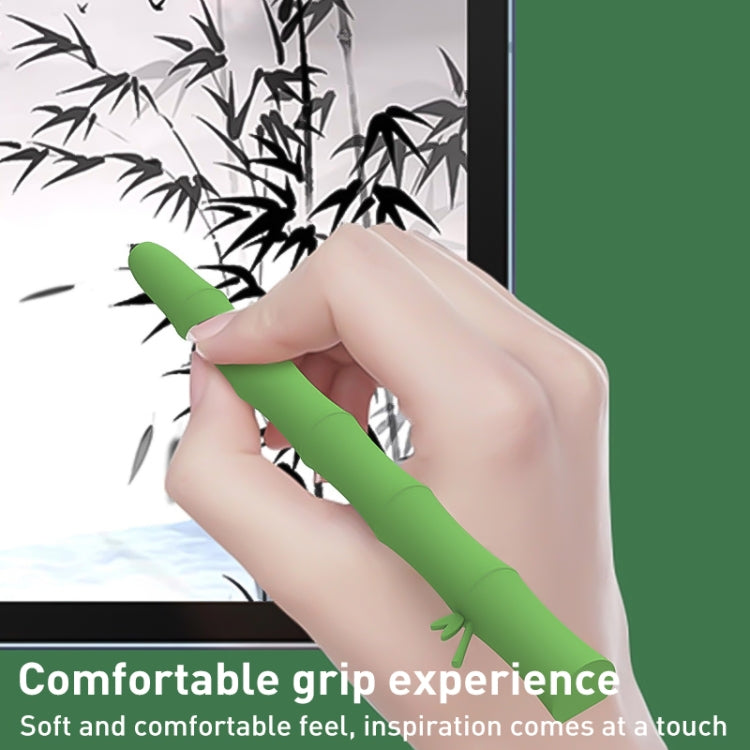 Bamboo Liquid Silicone Gel Stylus Pen Protective Case, For Samsung Galaxy Tab S6 Lite, For Samsung Galaxy Tab S7/S7+/S8/S8+