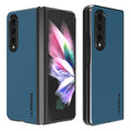 LC.IMEEKE Shock-resistant Plain Leather All-inclusive Protective Case, For Samsung Galaxy Z Fold4 5G