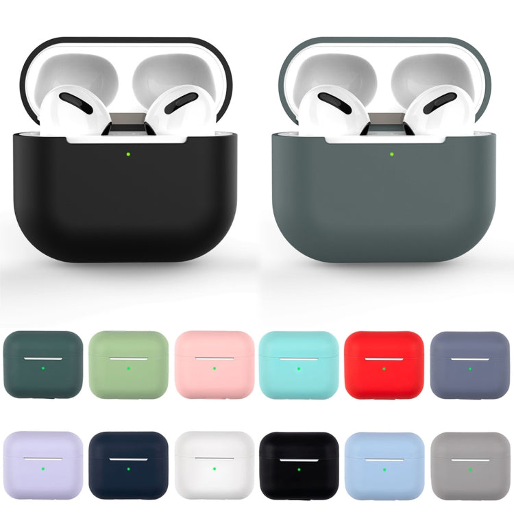 Wireless Earphone Silicone Protective Case, Mint Green, Light Purple, Pink, Black, Red, Grey, Matcha Green, Sky Blue, Midnight Blue, Dark Green, Lavender Grey, White