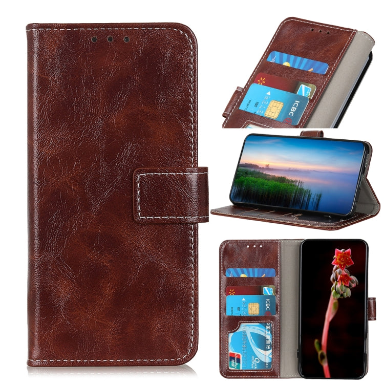 Retro Crazy Horse Texture Horizontal Flip Leather Case with Holder & Card Slots & Photo Frame & Wallet, For Galaxy XCover Pro, For Nokia 1.3
