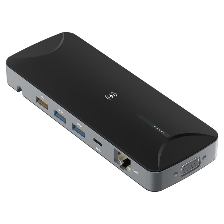 V240 12-in-1 Multifunctional USB-C / Type-C 3.1 Male HUB Docking Station