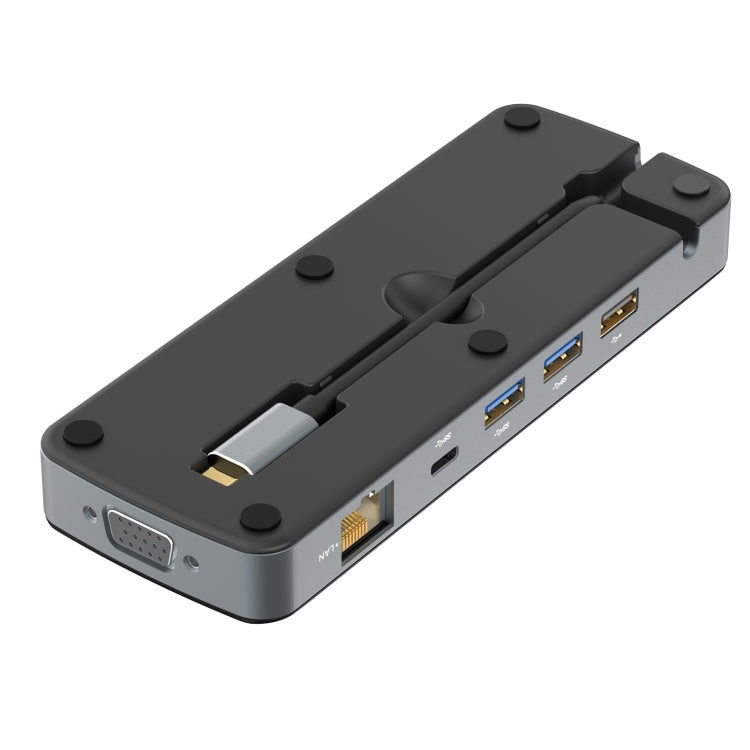 V240 12-in-1 Multifunctional USB-C / Type-C 3.1 Male HUB Docking Station