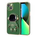 Plating Astronaut Holder Phone Case, For iPhone 11