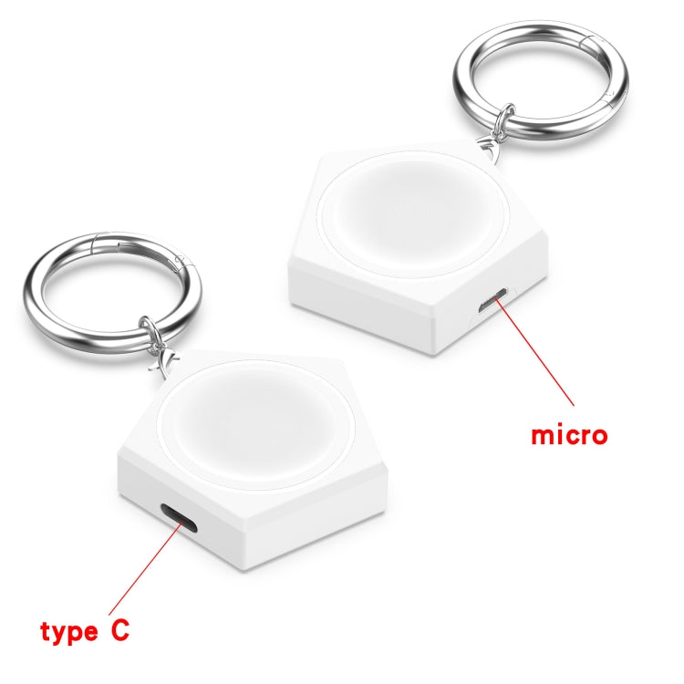 Portable Universal Smart Watch Charger for Apple Watch(White)