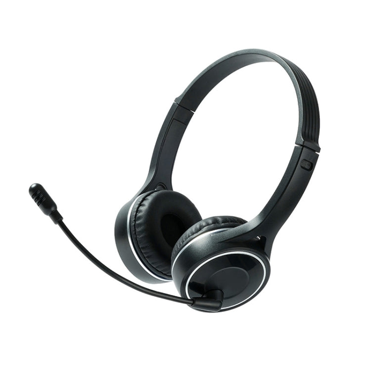 SOYTO SY-T30C kabelloses Bluetooth-Gaming-Headset mit langem Mikrofon, Geräuschunterdrückung und ergonomischem Design (Schwarz)