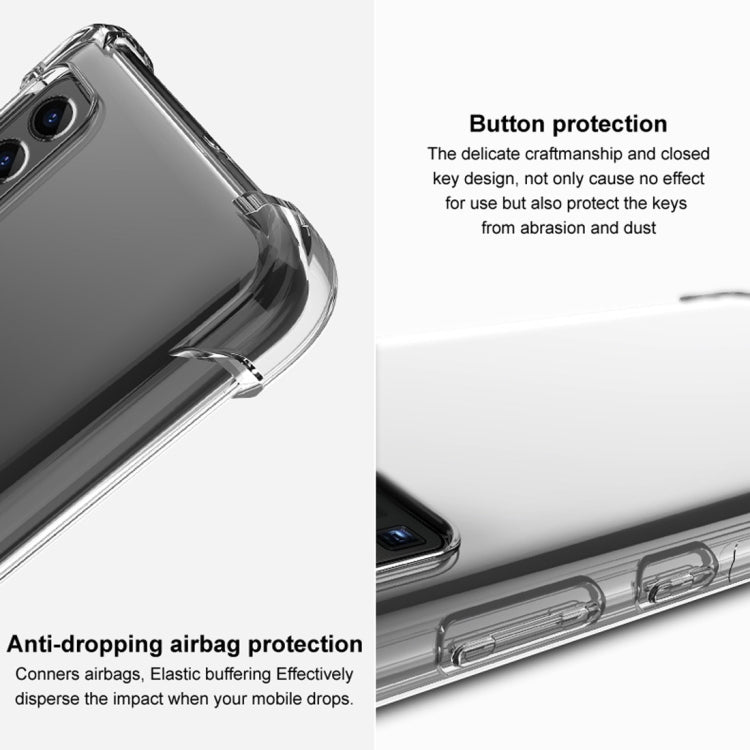 IMAK All-inclusive Shockproof Airbag TPU Protective Case, with Screen Protector, For LG V60 ThinQ 5G, For Galaxy A71, For Galaxy S20+ 5G, For Sony Xperia 10 II