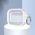 Two-color Photo Frame PC+TPU Anti-fall Wireless Earphone Case with Hook, For AirPods 3, For AirPods Pro