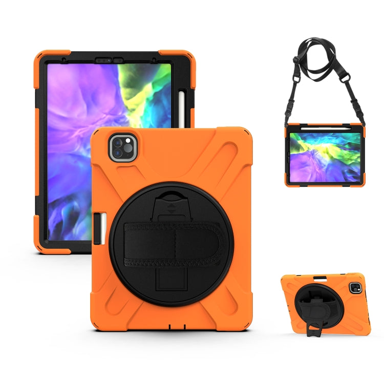 360° Shockproof iPad Case with Holder, Hand Strap & Shoulder Strap