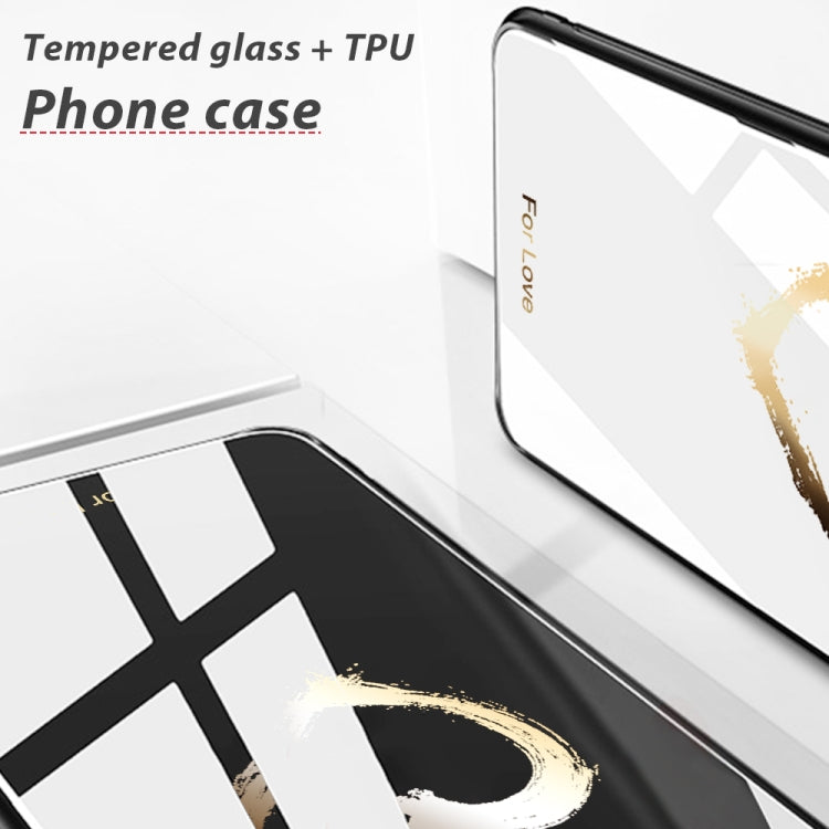 Colorful Painted Glass Phone Case, For iPhone 14 Plus
