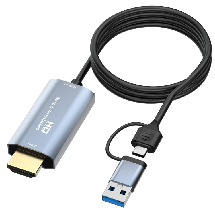 Z36 HDMI/M to USB-Type C/M HD Video Capture Card, Length: 2m, Z36