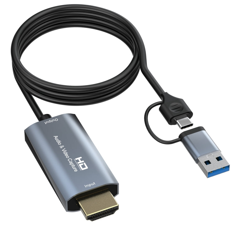 Z36 HDMI/M to USB-Type C/M HD Video Capture Card, Length: 2m, Z36