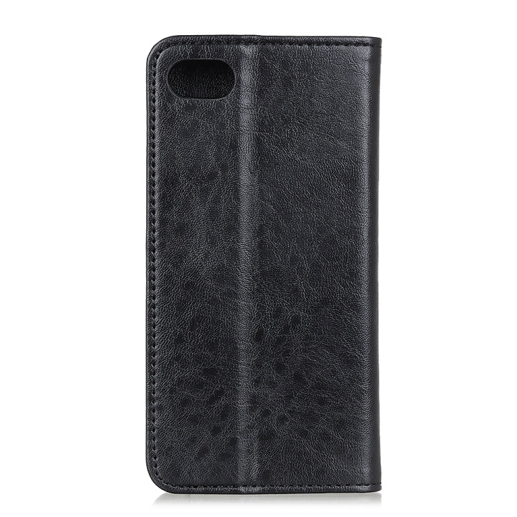 Magnetische Hülle im Crazy-Horse-Look aus PU-Leder, links und rechts zu öffnen, mit Ständer, Kartenfach und Geldbörse, für iPhone SE 2022 / SE 2020