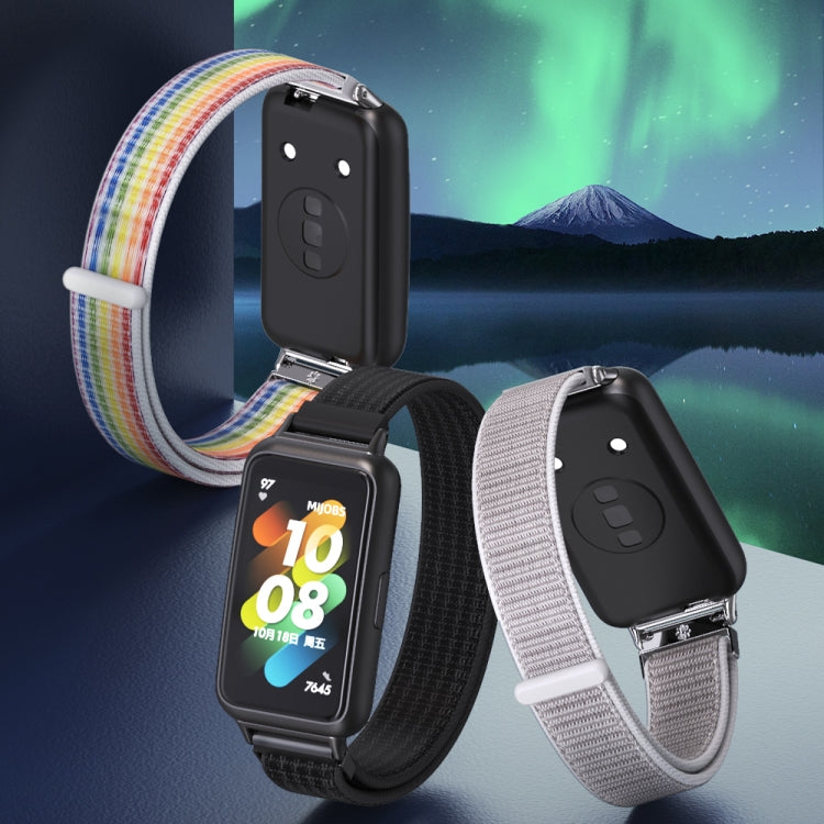 Mijobs Breathable Nylon Watch Band, For Huawei Band 7 / 7 NFC