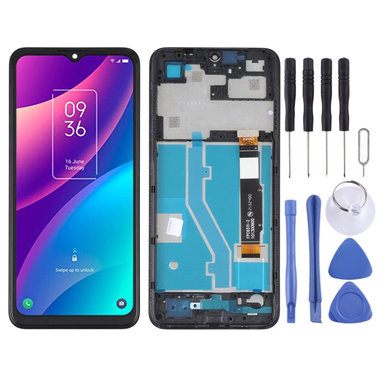 LCD Screen and Digitizer Full Assembly with Frame, For Realme C35 RMX3511, For Realme C31 RMX3501, For TCL 30E / 30 SE, For OPPO A57 5G