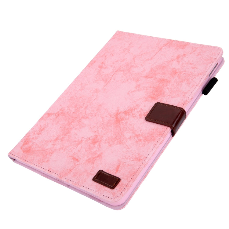 Schutzhülle aus Leder mit Marmor-Stofftextur, Ständer und Kartenfach für iPad Pro 11 (2020)