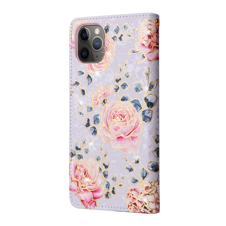 Bronzing Painting RFID Leather Case, For iPhone 11 Pro, For iPhone 11 Pro Max, For iPhone XS Max, For iPhone XR