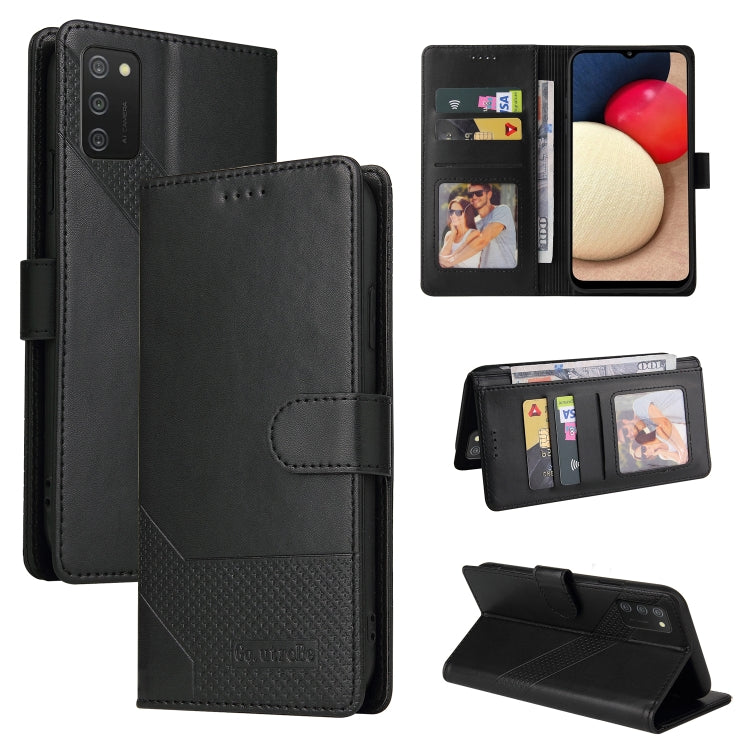 GQUTROBE Skin Feel Magnetic Leather Phone Case, For Samsung Galaxy A23, For Samsung Galaxy A02, For Samsung Galaxy A02s, For Samsung Galaxy A03s