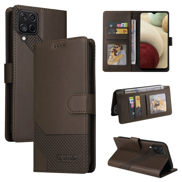 GQUTROBE Skin Feel Magnetic Leather Phone Case, For Samsung Galaxy A7 2018, For Samsung Galaxy A10, For Samsung Galaxy A12, For Samsung Galaxy A13