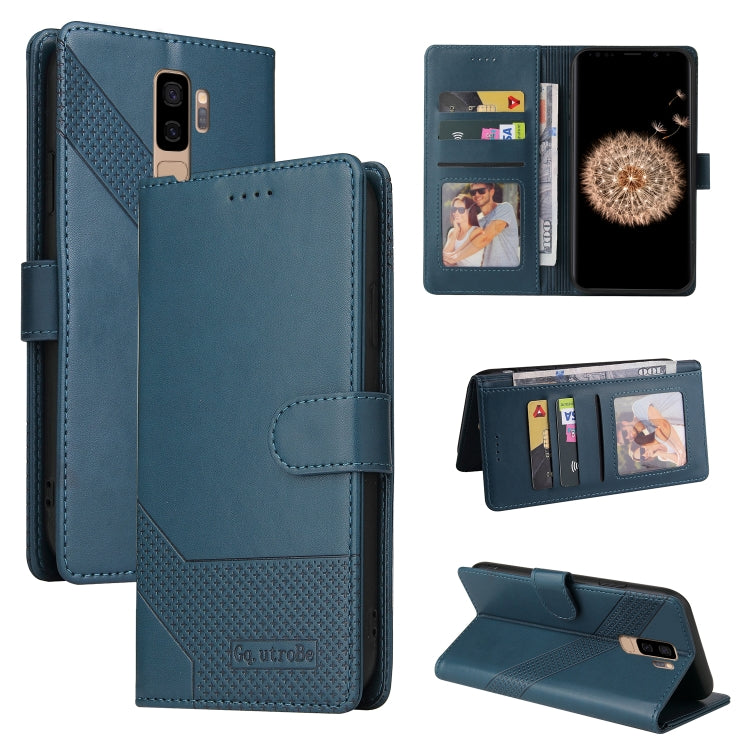 GQUTROBE Skin Feel Magnetic Leather Phone Case, For Samsung Galaxy S8+, For Samsung Galaxy S9, For Samsung Galaxy S9+, For Samsung Galaxy S10