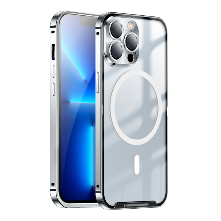 Frosted Metal Phone Case with Magnetic, For iPhone 13 Pro Max, For iPhone 14, For iPhone 14 Plus, For iPhone 14 Pro, For iPhone 14 Pro Max