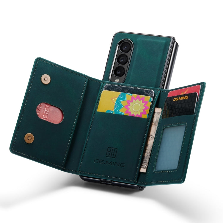 DG.MING M2 Series 3-Fold Multi Card Bag + Magnetic Phone Case, For Samsung Galaxy Z Fold3 5G, For Samsung Galaxy Z Fold4