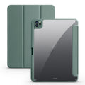 Acrylic 3-folding Smart Leather Tablet Case, For iPad Air 13 2024 / Pro 12.9 2022 / 2021/2020/2018, For Samsung Galaxy Tab S6 Lite 2020/2022