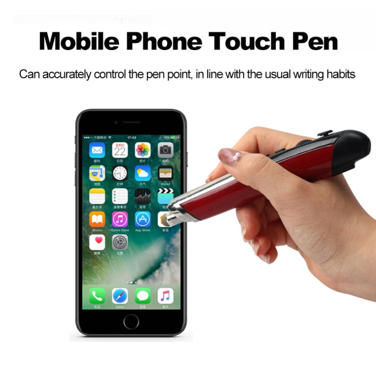 PR-08 Multifunctional Wireless Bluetooth Pen Mouse Capacitive Pen Mouse(Blue)