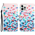 Colored Drawing Leather Phone Case, For iPhone 13 Pro