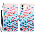Colored Drawing Leather Phone Case, For iPhone 11