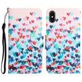 Colored Drawing Leather Phone Case, For iPhone XR