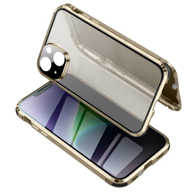 Magnetische Anti-Spionage-Schutzhülle aus gehärtetem Glas für iPhone 14, iPhone 14 Plus, iPhone 14 Pro
