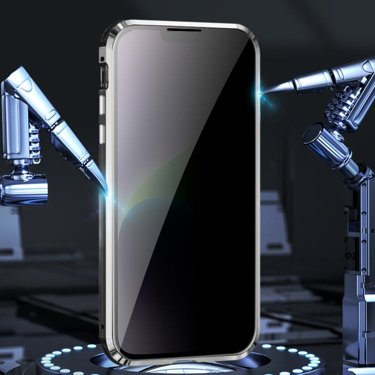 Magnetische Anti-Spionage-Schutzhülle aus gehärtetem Glas für iPhone 14, iPhone 14 Plus, iPhone 14 Pro