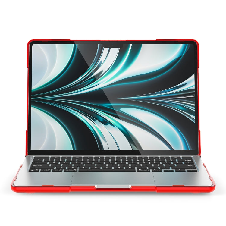 TPU + PC Two-color Anti-fall Laptop Protective Case, For MacBook Air 13.6 inch A2681 2022 / M3 2024 A3113 / M4 2025 A3240