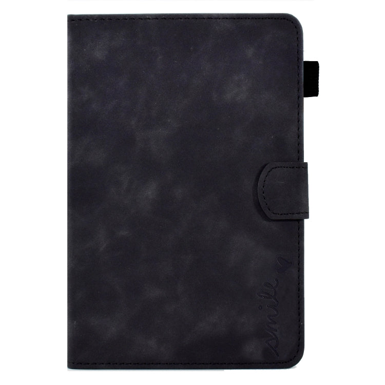 Embossed Smile Flip Tablet Leather Smart Case, For iPad mini 5/4/3/2/1