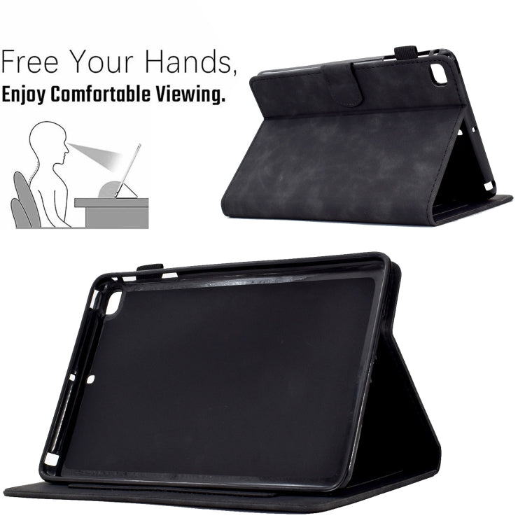Embossed Smile Flip Tablet Leather Smart Case, For iPad mini 5/4/3/2/1