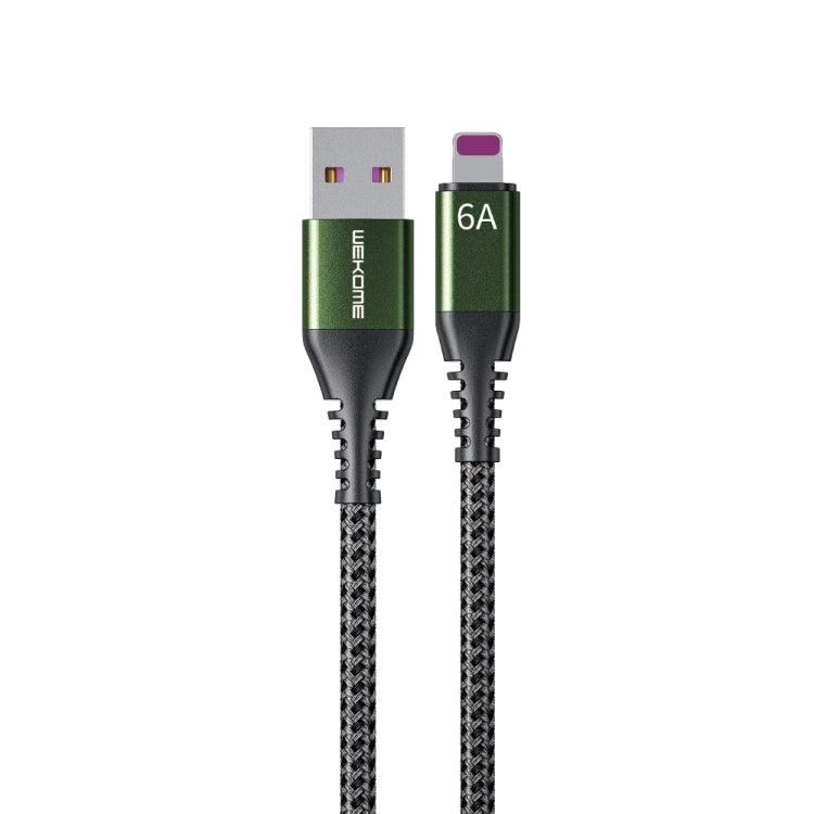 WEKOME WDC-169I Raython Series 6A USB to 8 Pin Fast Charge Data Cable, Length: 1m