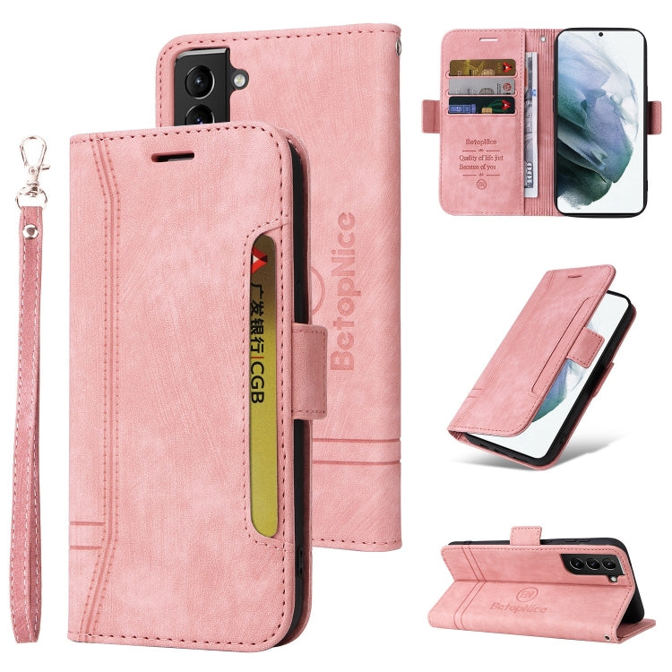 BETOPNICE Dual-side Buckle Leather Phone Case, For Samsung Galaxy S20 FE, For Samsung Galaxy S20+, For Samsung Galaxy S21 FE 5G, For Samsung Galaxy S21+ 5G