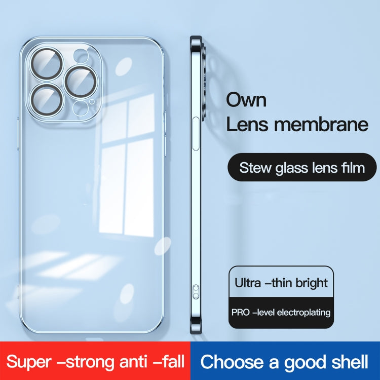 Dustproof Glass Lens Protection Electroplating Phone Case, For iPhone 14, For iPhone 14 Plus