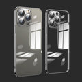 Dustproof Glass Lens Protection Electroplating Phone Case, For iPhone 13 Pro Max, For iPhone 12