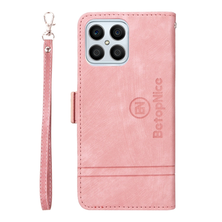 BETOPNICE Dual-side Buckle Leather Phone Case, For Honor X8, For Motorola Moto G52 / G82, For Huawei nova 8i, For Motorola Moto E32