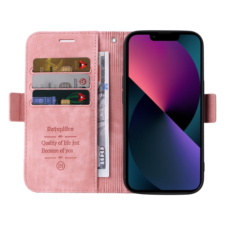 BETOPNICE Dual-side Buckle Leather Phone Case, For iPhone 13 mini, For iPhone 13, For iPhone 13 Pro, For iPhone 13 Pro Max