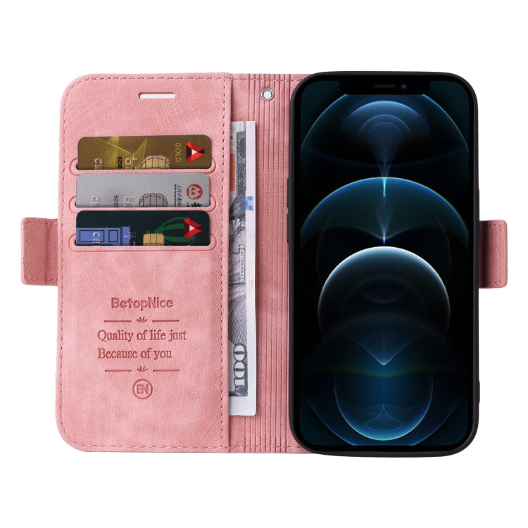 BETOPNICE Dual-side Buckle Leather Phone Case, For iPhone 12 mini, For iPhone 12 / 12 Pro, For iPhone 12 Pro Max, For iPhone 11