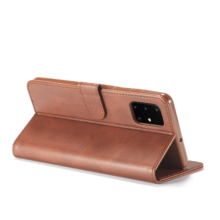 LC.IMEEKE Calf Texture Horizontal Flip Leather Case, with Holder & Card Slots & Wallet & Photo Frame, For Galaxy A41