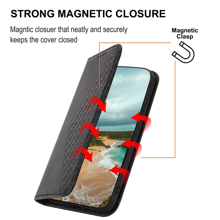 Cubic Grid Calf Texture Magnetic Closure Leather Phone Case, For iPhone XS Max, For iPhone SE 2022 / SE 2020 / 7 / 8, For iPhone 7 Plus / 8 Plus