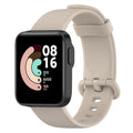 For Xiaomi MI Watch Lite / Redmi Watch Litchi Texture Leather Watch Band(Ivory White)