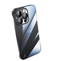 Electroplating Frameless Clear PC Phone Case, For iPhone 13 Pro Max, For iPhone 12, For iPhone 12 Pro