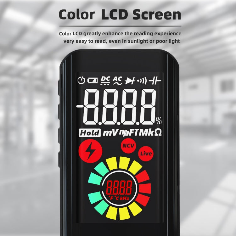 BSIDE A10 Intelligent Large Screen Electromagnetic Radiation Multimeter Tester, A10
