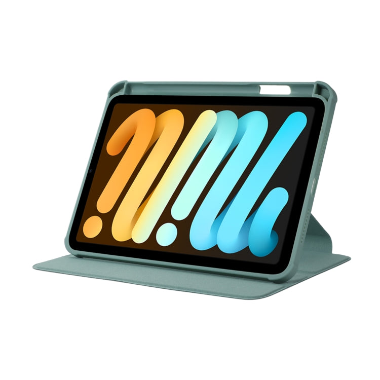 Acrylic Rotatable Holder Tablet Leather Case, For iPad mini 2024 / mini 6, For iPad Air 5 2022 / 4 2020