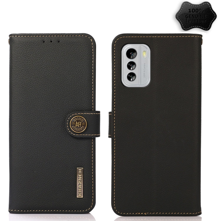 KHAZNEH Custer Genuine Leather RFID Phone Case, For Nokia G60 5G, For Samsung Galaxy S23+ 5G, For Samsung Galaxy S23 5G, For Samsung Galaxy S23 Ultra 5G